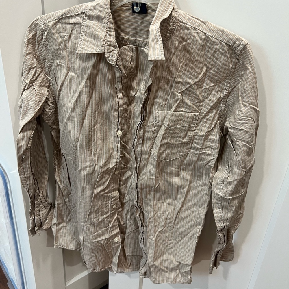 GAP Kids Tan Striped Shirt